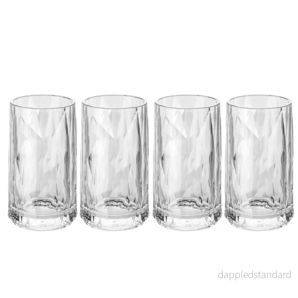 Snapsglas/shotglas Superglas club no.7 snapsglas/shotglas plast 40 ml crystal clear 4-pack