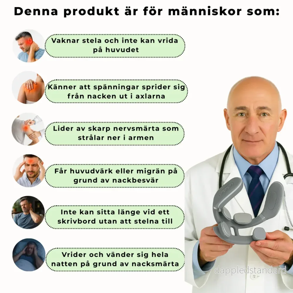 ZenPulse™ Pro Elektrisk Nack- & Axelmassager - Bild 2