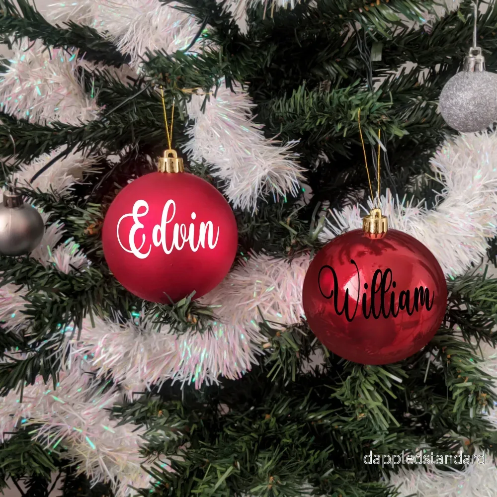 Julgranskula röd | Namn