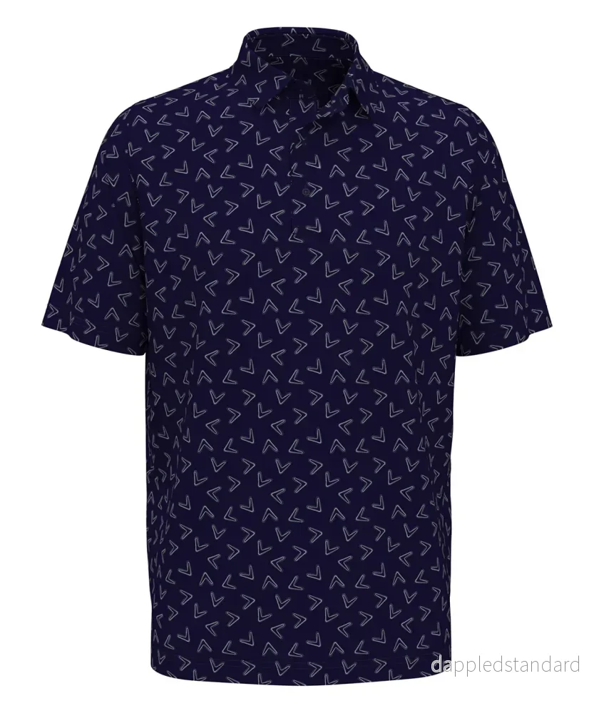 Callaway Chev Print Polo - Bild 3