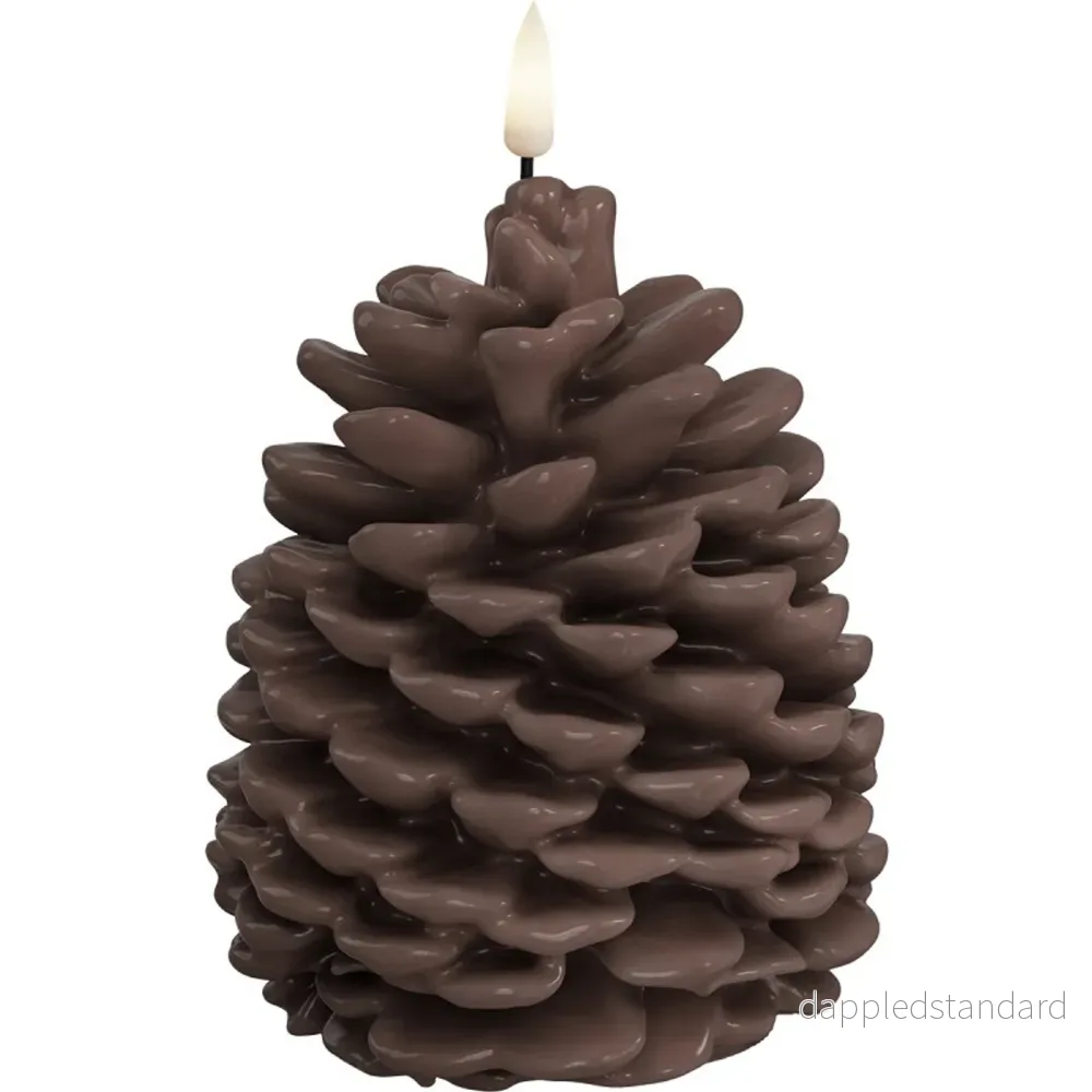 Blockljus LED Pine Brun 10×13