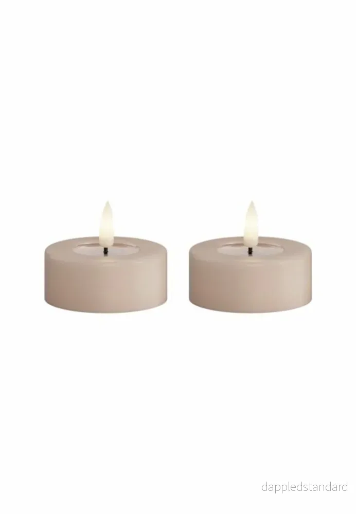 Värmeljus LED 2-Pack 6×4,5 cm