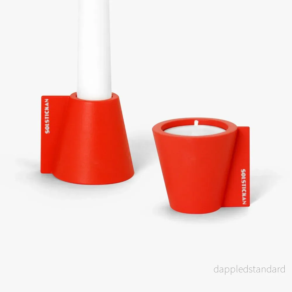 Flipp Candle Holder Red Flipp Candle Holder Red