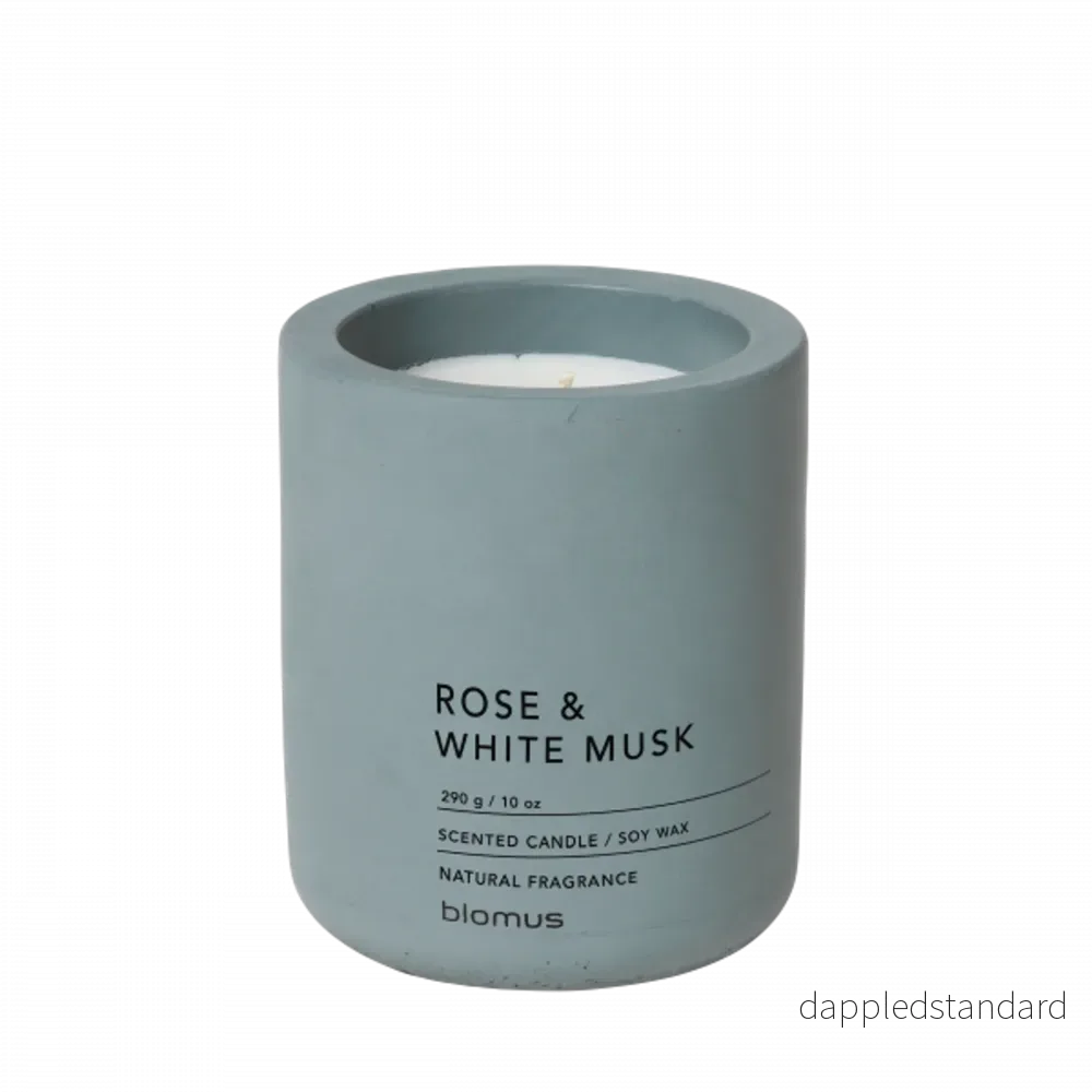 Doftljus Fraga rose white musk ø9 cm flint stone Doftljus Fraga rose white musk ø9 cm flint stone