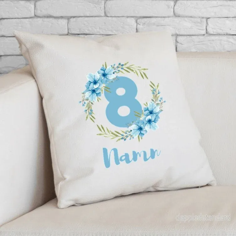 Flower Flow Blue | Fair Trade Kudde