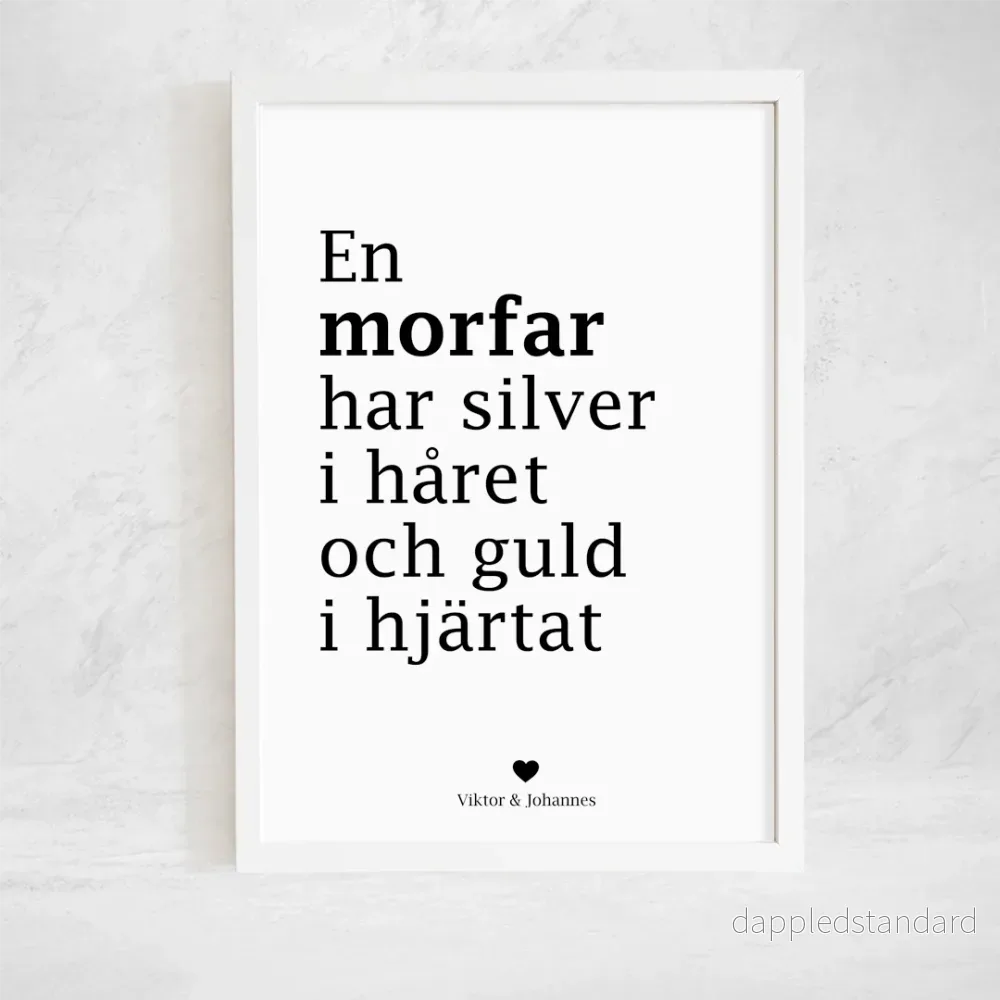 Poster | Guld i hjärtat