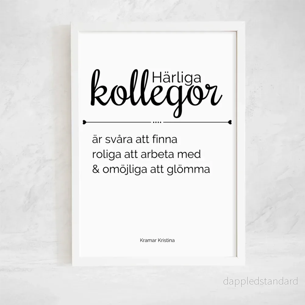 Poster | Kollegor